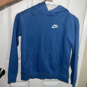Blue Nike hoodie